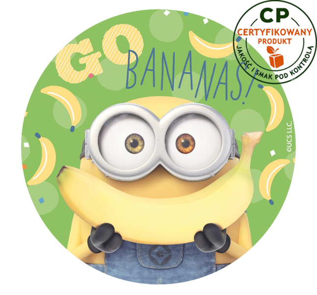 Opłatek na tort Minionki zdjęcie 1