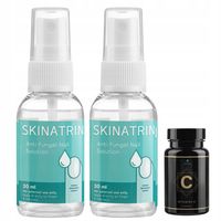 2x SKINATRIN 30ml – SILNY SPRAY NA GRZBICE STÓP I PAZNOKCI + Witamina C
