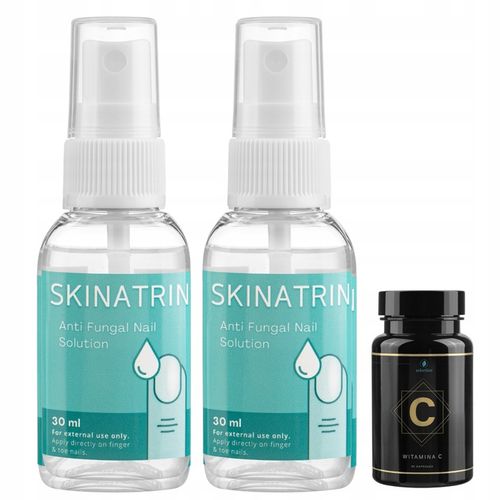 2x SKINATRIN 30ml – SILNY SPRAY NA GRZBICE STÓP I PAZNOKCI + Witamina C na Arena.pl