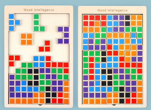 gra logiczna zręcznościowa puzzle tetris klocki jhtoy-639 na Arena.pl