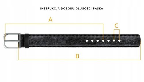 skórzany pasek męski z klasyczną klamrą - always wild na Arena.pl