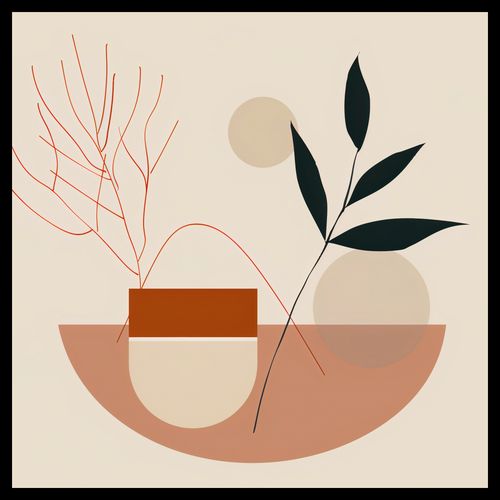 Plakat 60x60cm Botaniczna Przymiarka na Arena.pl