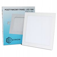 PANEL LED PODTYNKOWY PLAFON SUFITOWY 18W / 3 BARWY