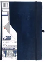 Kalendarz 2026 B5 Tygodniowy Jazz, Granatowy