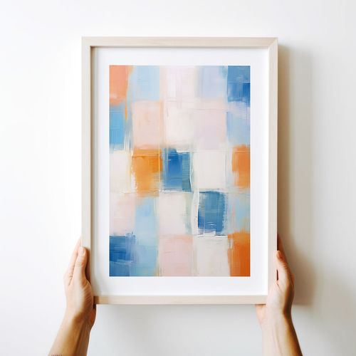 Plakat abstrakcja kolorowe plakaty 21x29,7 cm A4 na Arena.pl