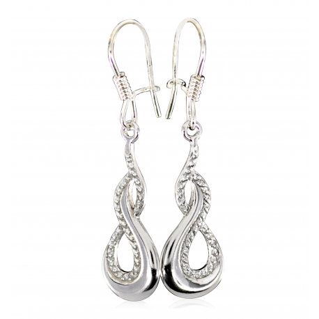 SREBRNY KOMPLET Z CYRKONIAMI PRÓBA SREBRA 925 ÓSEMKI zdjęcie 2