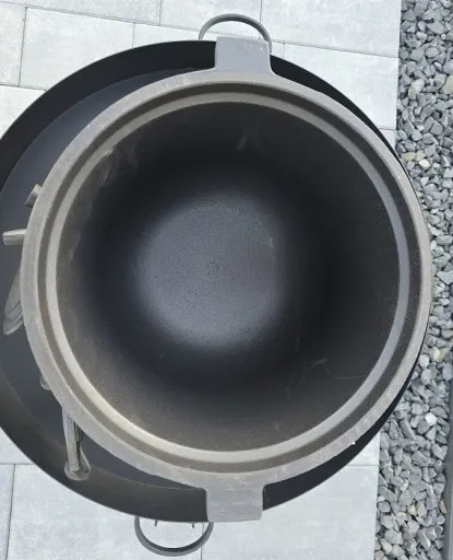 Kociołek żeliwny myśliwski 8 litrów zdjęcie 2