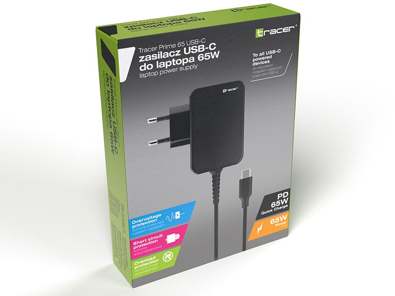 ZASILACZ ŁADOWARKA DO LAPTOPA USB-C 65W zdjęcie 7