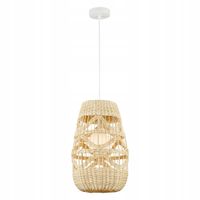 Lampa Sufitowa ARONA Abażur Brązowy 1xG9 25x165cm Lampa Wisząca Do Salonu
