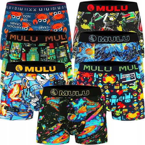 BOKSERKI MĘSKIE BAWEŁNIANE ŚMIESZNE PESAIL ZESTAW 7-PAK L na Arena.pl