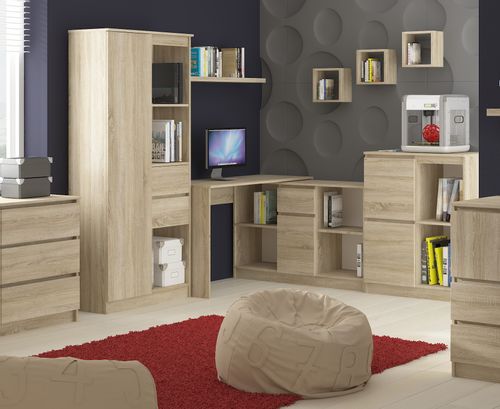 BIURKO B-17 PROSTE 120 cm SONOMA WOLNOSTOJĄCE na Arena.pl