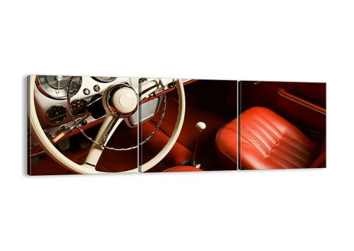 Obraz Na Płótnie - Samochód Retro - 150X50 Cm - Ca150X50-0149 na Arena.pl