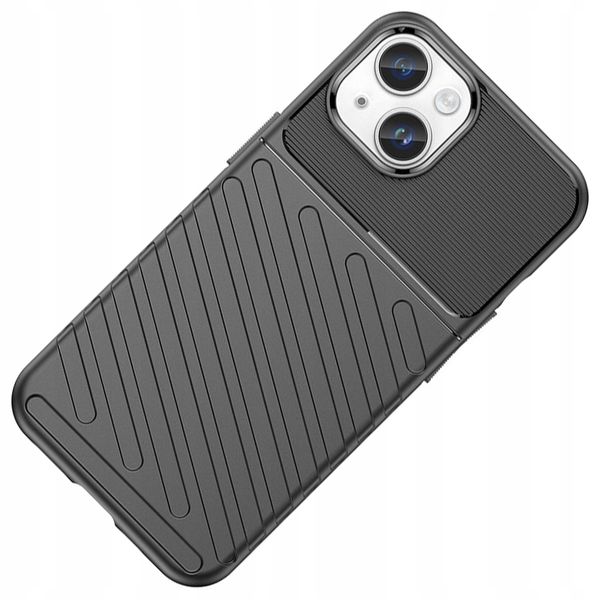 pancerne etui iphone 15 plus thunder case - czarne zdjęcie 1