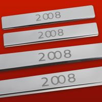 Listwa progowa PEUGEOT 2008 Stal nierdzewna 304 połysk 4szt