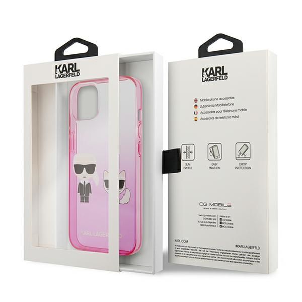 Etui Karl Lagerfeld do iPhone 13 mini, Różowy zdjęcie 8