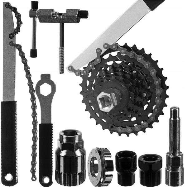 ZESTAW KLUCZY ROWEROWYCH NARZĘDZI DO ROWERU KORBY zdjęcie 1