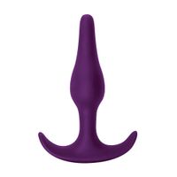 delikatna wtyczka wykonana z silikonu. stymulacja i podniecająca zabawa