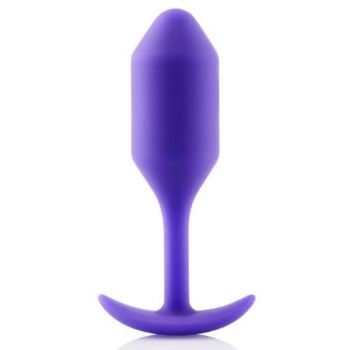 Plug analny - B-Vibe Snug Butt Plug 2 Purple na Arena.pl