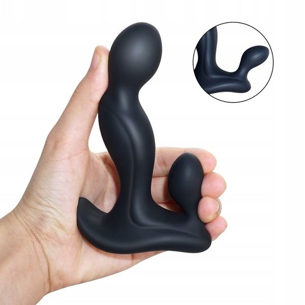 MASAŻER PROSTATY WIBRATOR KOREK ANALNY 3w1 USB zdjęcie 14