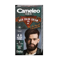 CAMELEO Krem koloryzujący do brody 4.0 Średni Brąz