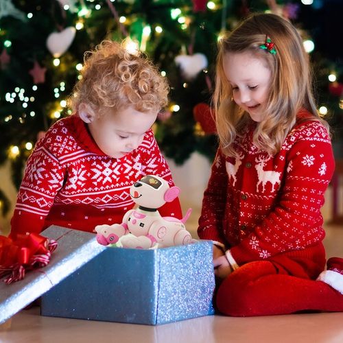 ROBOT INTERAKTYWNY PIES PIESEK ZDALNIE STEROWANY PROGRAMOWANY 20+ FUNKCJE na Arena.pl