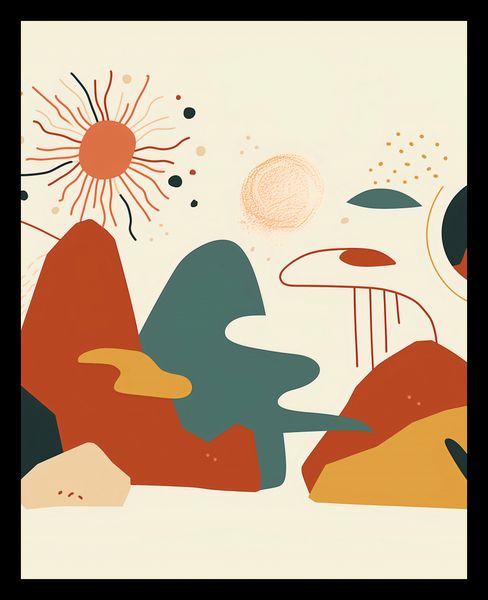 Plakat 40x50cm Kosmos Barw zdjęcie 2