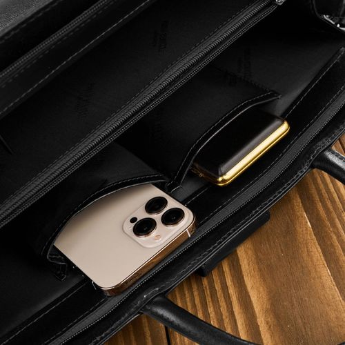 torebka damska skórzana aktówka a4 do ręki i na ramię skóra licowa na Arena.pl