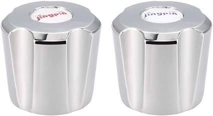 Uchwyt gałka wymienny kran umywalka srebrny 2szt na Arena.pl