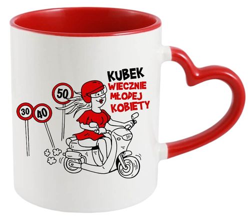 KUBEK Z NADRUKIEM PREZENT DLA KOLEŻANKI DZIEWCZYNY ŻONY MAMY DZIEŃ KOBIET na Arena.pl