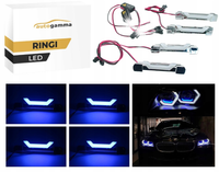 Ringi LED BMW Half X Blue Podkowa F22 F32 F82 F80 SMD DRL 2x60mm 2x75mm