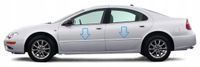 Chrysler 300M 1998-2004 - Listwy chrom boczne drzwi chromowane ochronne