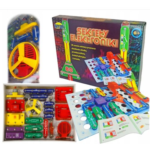 ZESTAW DOŚWIADCZALNY DLA DZIECI SEKRETY ELEKTRONIKI ponad 80 eksperymentów na Arena.pl