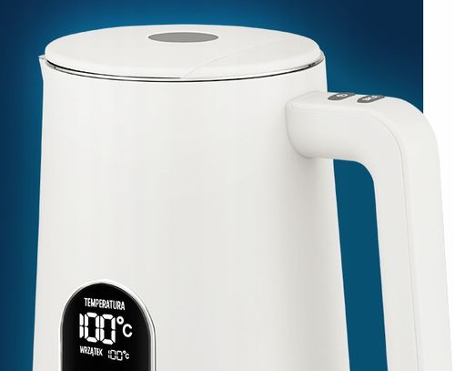 Biały Czajnik elektryczny RAVEN 1,5 W 1800 W na Arena.pl