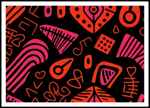 Plakat 100x70cm Rytm Wzorów na Arena.pl