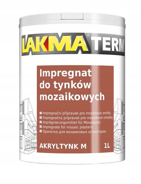 IMPREGNAT do TYNKÓW MOZAIKOWYCH LAKMA 1L zdjęcie 1