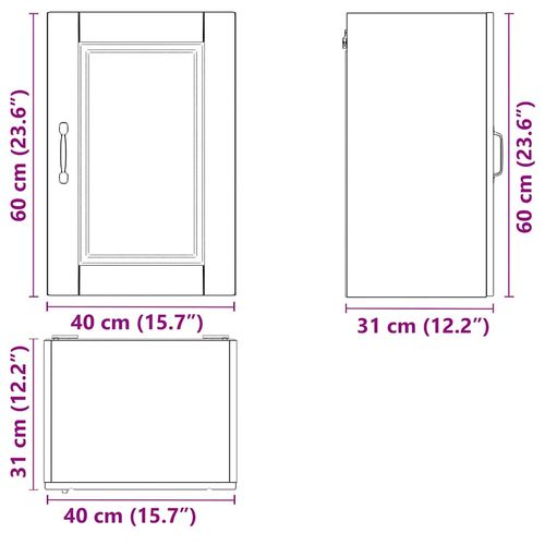 Szafka ścienna kuchenna, Porto, przydymiony dąb na Arena.pl