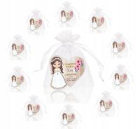 Podziękowania dla gości na Komunię MAGNES + WOREK 10szt. Prezent Upominek