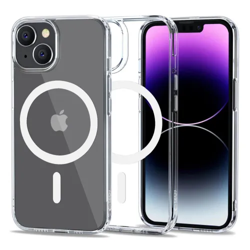 Etui Tech-Protect FlexAir Hybrid MagSafe na iPhone 14 - przezroczyste na Arena.pl