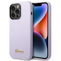 guess guhcp14xslsmu iphone 14 pro max6,7 fioletowy/purple hard case