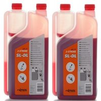 2x OLEJ DO MIESZANKI PALIWA 1L PIŁY PILARKI SILNIKÓW 2-SUW KOSY PODKASZARKI