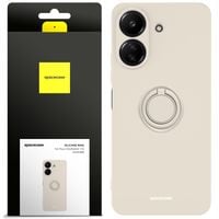 ETUI SILIKONOWE SPACECASE RING DO POCO C65 / REDMI 13C + SZKŁO NA EKRAN