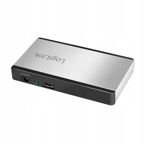 HUB USB 2.0 4-portowy koncentrator z zasilaczem Logilink aluminiowa obudowa na Arena.pl