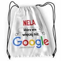 Plecak Dla Neli Sportowy Szkolny Worek Torba Z Nadrukiem Ze Zdjęciem