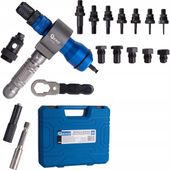 Nitownica 3w1 na wkrętarkę GEKO adapter do nitów i nitonakrętek + walizka