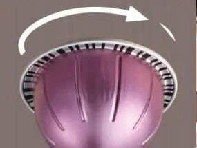 Ekspres kapsułki Nespresso Vertuo DeLonghi ENV155.S srebrny/szary (P) na Arena.pl