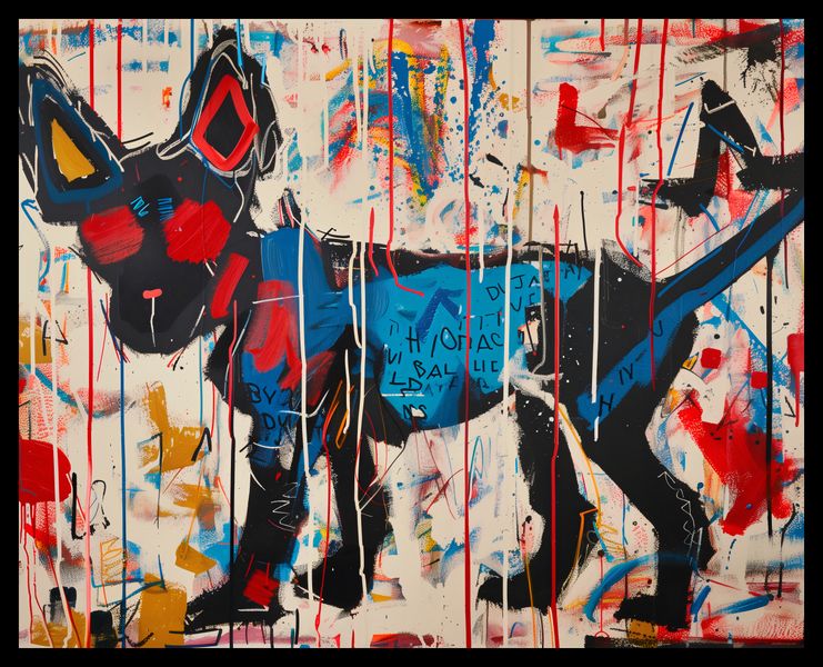 Plakat 50x40cm Miejski Pies zdjęcie 2