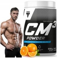 Kreatyna Trec CM3 powder 500g Pomarańcza creatine jabłczan trikreatyny