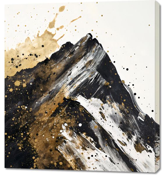 Obraz 90x100cm Złote Szczyty zdjęcie 1