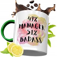 Kubek Zielony Dla Managera Na Urodziny Prezent Z Nadrukiem Ze Zdjęciem