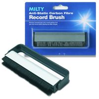 2X SZCZOTKA DO CZYSZCZENIA PŁYT WINYLOWYCH LP WĘGLOWA MILTY MI0135